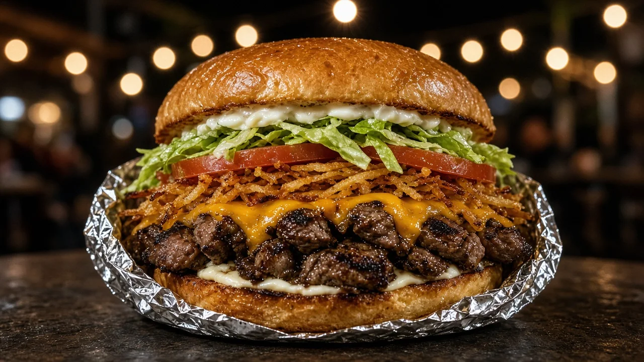 Hamburguesa de Carne Asada